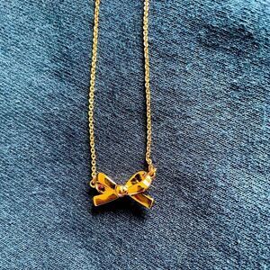 NWT Kate Spade Skinny Mini Bow Mini Pendant Necklace